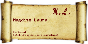Magdits Laura névjegykártya